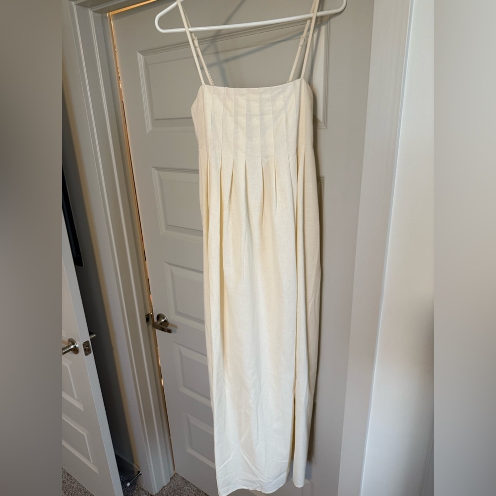 Princess Polly Cream Maxi Dress